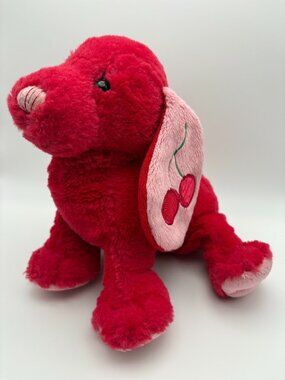 Webkinz Ganz Cherry Soda Pup HM414 Retired Plush Stuffie Dog No Code (SKU:865TO)